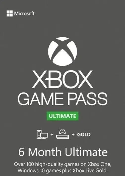 Xbox Game Pass Ultimate 6 Months
