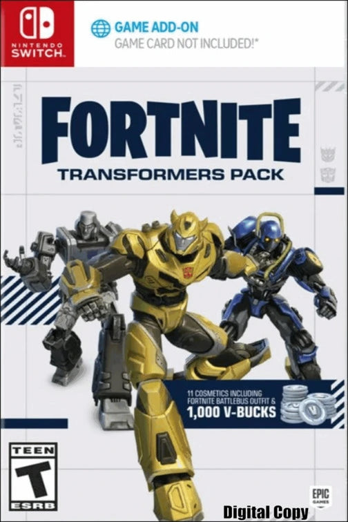 Fortnite Transformers Pack Nintendo Switch