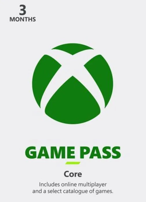 Xbox Game Pass Core 3 Months