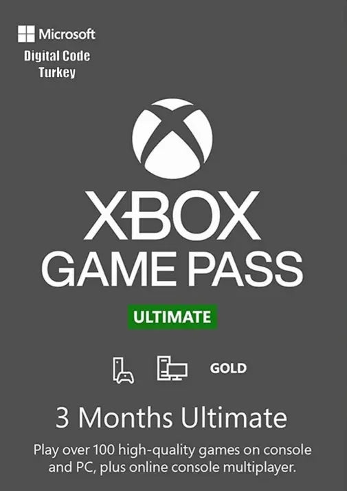 Xbox Game Pass Ultimate 3 Months Turkey